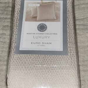 Martha Stewart Cream Quilted Pillows Elegant Bedding